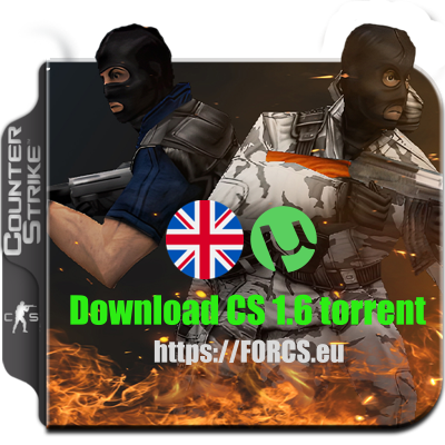 Counter Strike 1.6 - CS 1.6 torrent download logo
